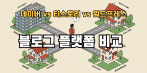 블로그 플랫폼 비교