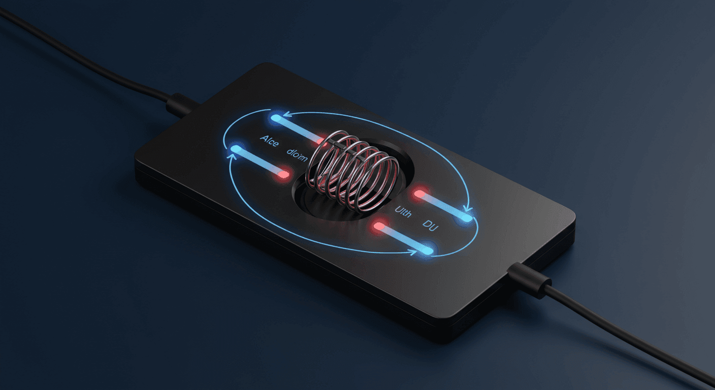 무선 충전 코일 등 인덕터 활용 예시 이미지