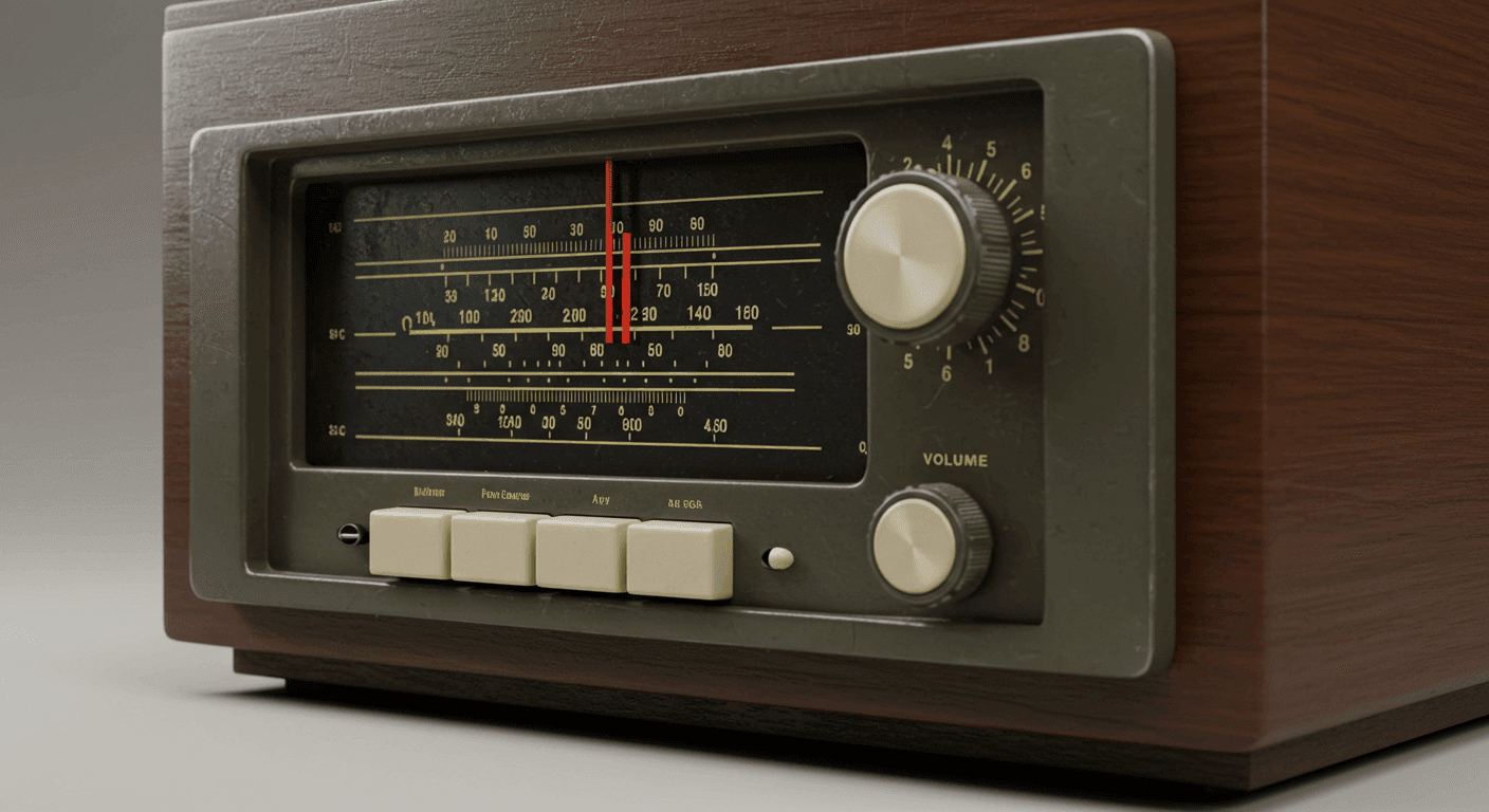 라디오 다이얼과 볼륨 노브에 사용되는 가변저항 활용 이미지