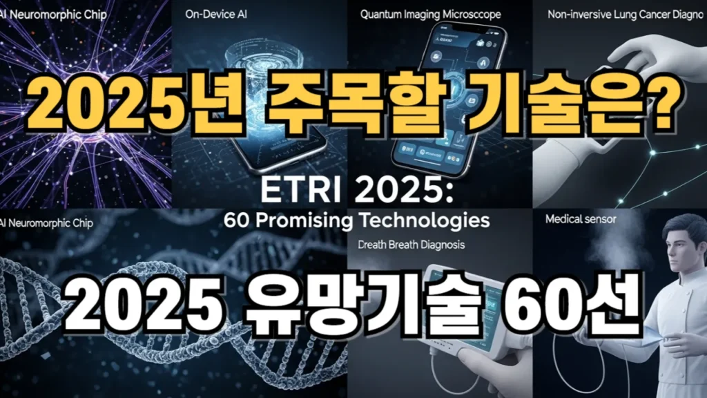 ETRI 추천 2025년 주목할 만한 기술 