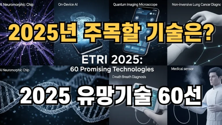 ETRI 추천 2025년 주목할 만한 기술