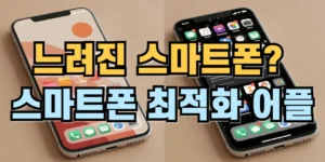느려진 스마트폰? 스마트폰 최적화 어플