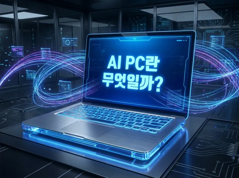 AI PC란 무엇일까? 일반 노트북과 차이점 쉽게 정리