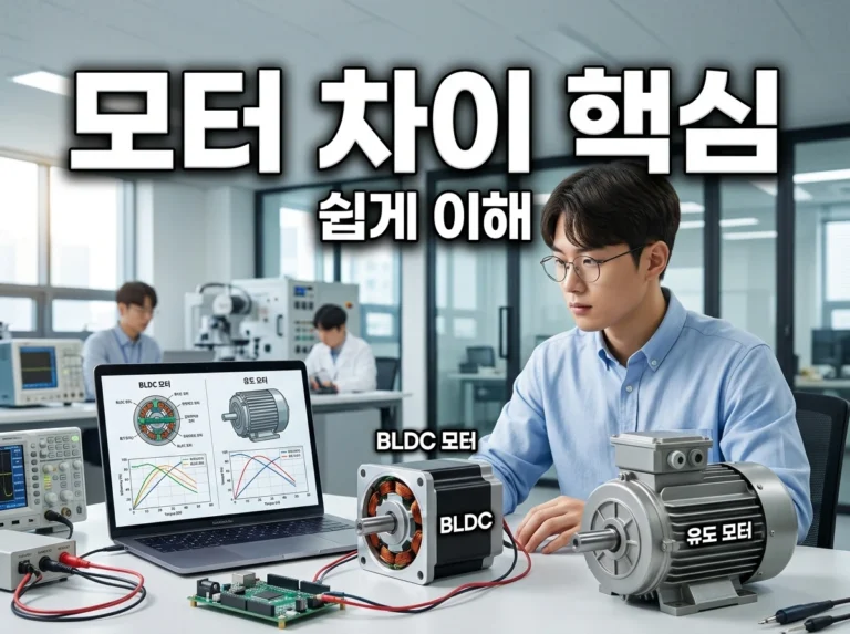 BLDC, DC, 인덕션 모터 차이 쉽게 이해하기