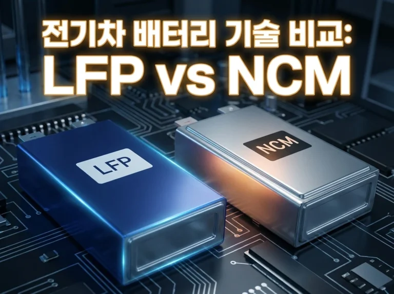 전기차 배터리 LFP NCM 차이: 수명, 화재, 가격 완벽 비교