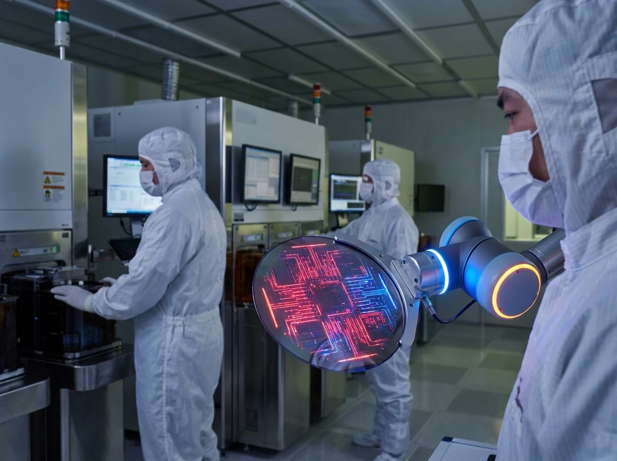 TSMC 2나노미터 공정 기반 A20 프로세서 웨이퍼 이미지