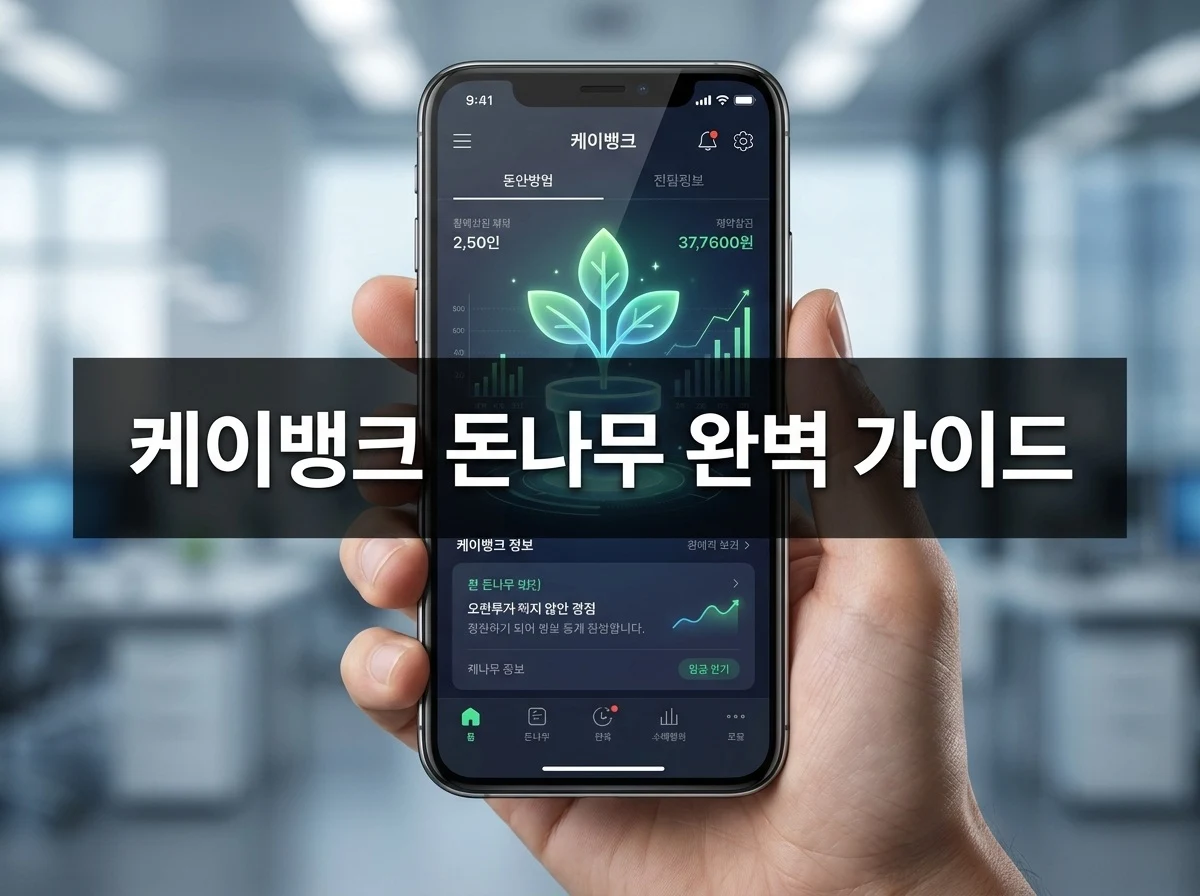 케이뱅크 돈나무 키우기 이벤트 참여 및 앱테크 가이드 썸네일